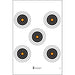 Action Target 5 Bull's-Eye Target w/ Orange Centers