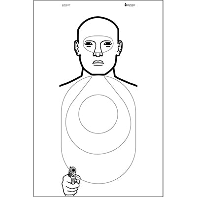 Action Target San Jose (CA) PD 2-Sided Shoot/No Shoot Repair Center