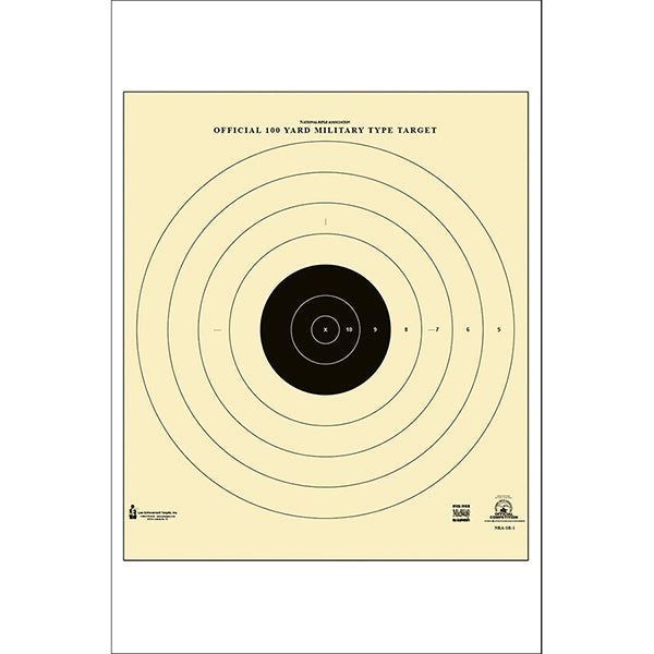 Action Target Official NRA 100-Yard High Power Rifle Slow & Rapid Fire Target (SR-1)