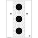 Action Target SR-21C Three Bull's-Eye Cardboard Training Target