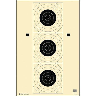 Action Target SR-21C Three Bull's-Eye Training Target
