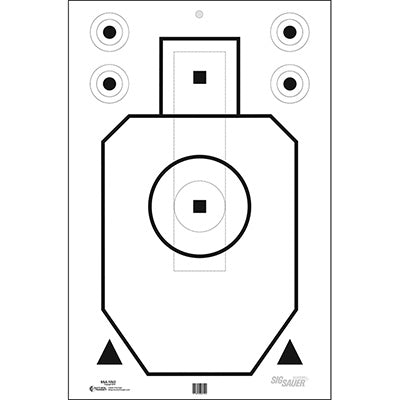 Action Target Official 2018 CARDBOARD Sig Sauer Training Academy Target