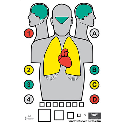 Action Target Stoic Ventures Training & Consulting Multi-Purpose Training Target