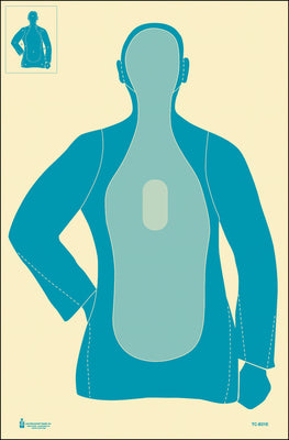 Action Target Three Tone Blue B-21E Target