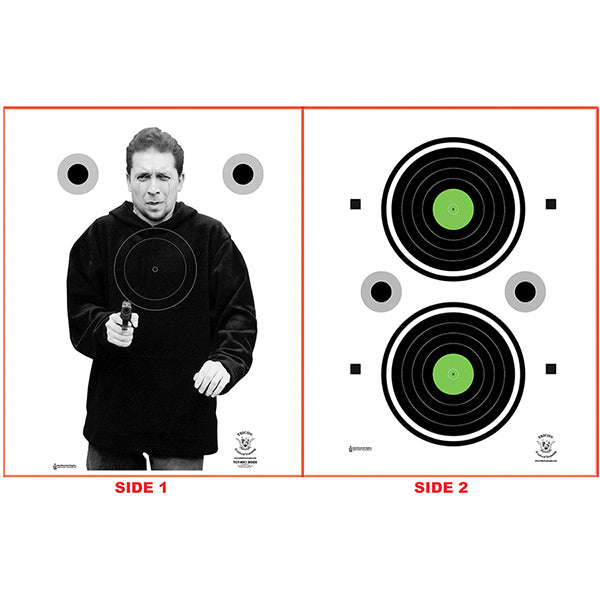 Action Target Trident Concepts Advanced 2-Sided Target