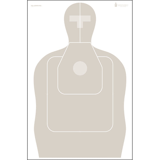 ACTION TARGET Dallas TX PD TQ-15 Qualification Target