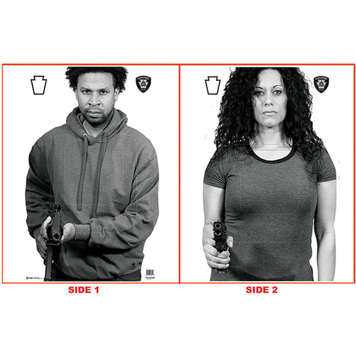 Action Target Harrisburg Police 2-SidedTarget