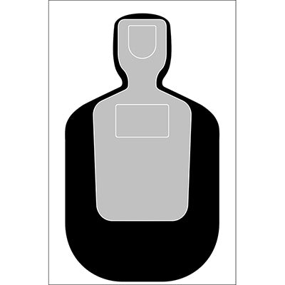 Action Target Economy TQ-19 Qualification Target - ALL WEATHER RESISTANT TARGET ON HEAVY PAPER