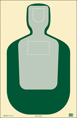 Action Target Economy TQ-19 Qualification Target (Green)
