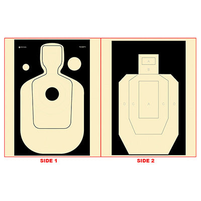 Action Target Arizona Compliant TQ-19/TQ-20 Two-Sided Qualification Target