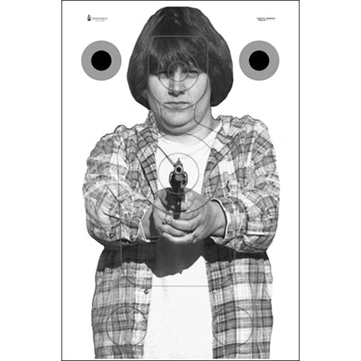 Target 21 Action Target Arizona Dept. of Public Safety TQ-21 Qualification Targe ...