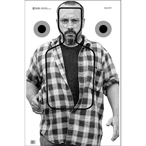 Action Target Arizona Dept. of Public Safety TQ-21 Qualification Target (Version 6)