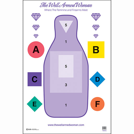 Action Target The Well Armed Woman Target #1