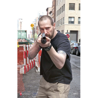 Action Target Urban Street Violence Situational Photo Target (Version 17)