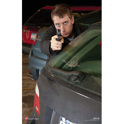 Action Target Urban Street Violence Situational Photo Target (Version 18)