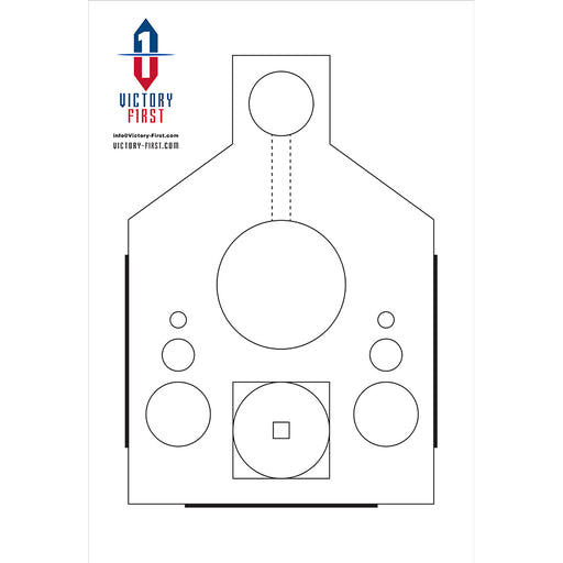 ACTION TARGET Victory First Paper Target