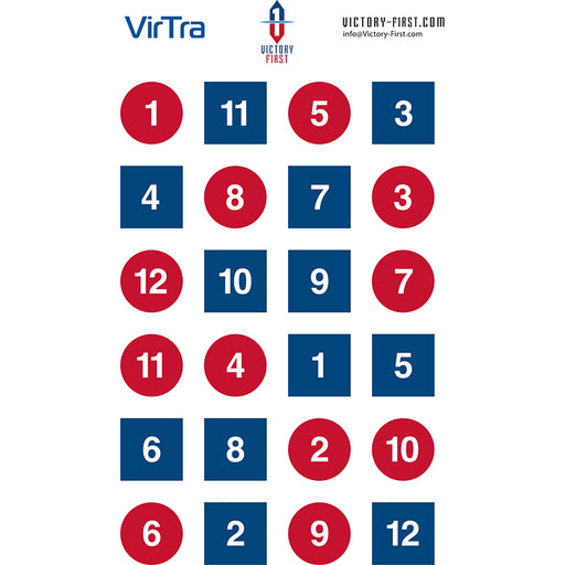 ACTION TARGET Victory First and VirTra Paper Target
