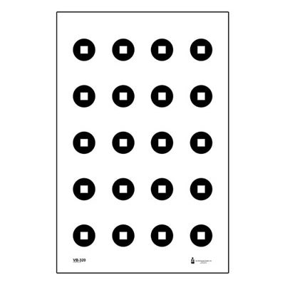 Action Target Military 3" Aimpoint Dot Training Target