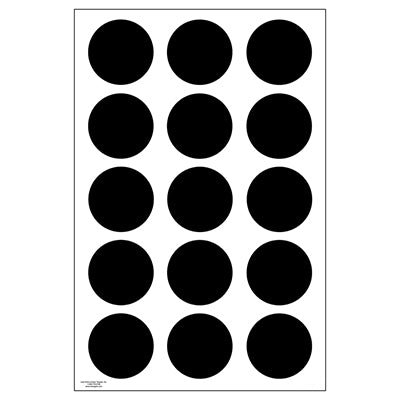 Action Target Military 6" Dot Training Target - Cardboard