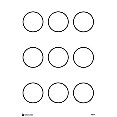 Action Target Military 6" Circle Target