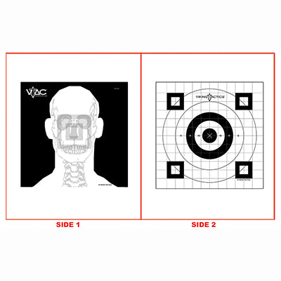Action Target Viking Tactics Marksmanship Double Sided Target