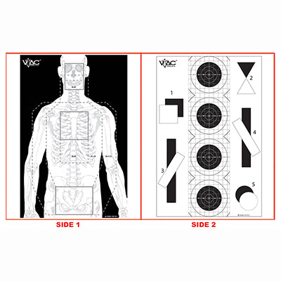 Action Target Viking Tactical Double-Sided Cardboard Target