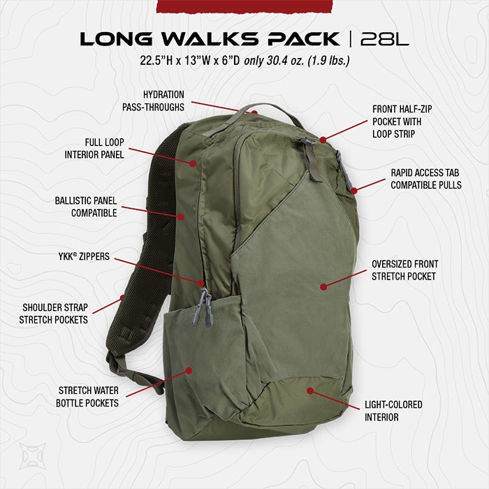 Vertx Long Walks Pack - 28L