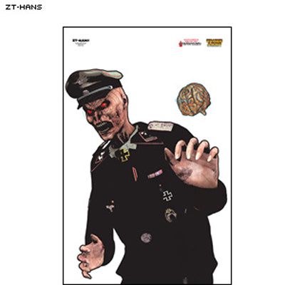 Action Target Full Color "Nazi Hans" Zombie Target